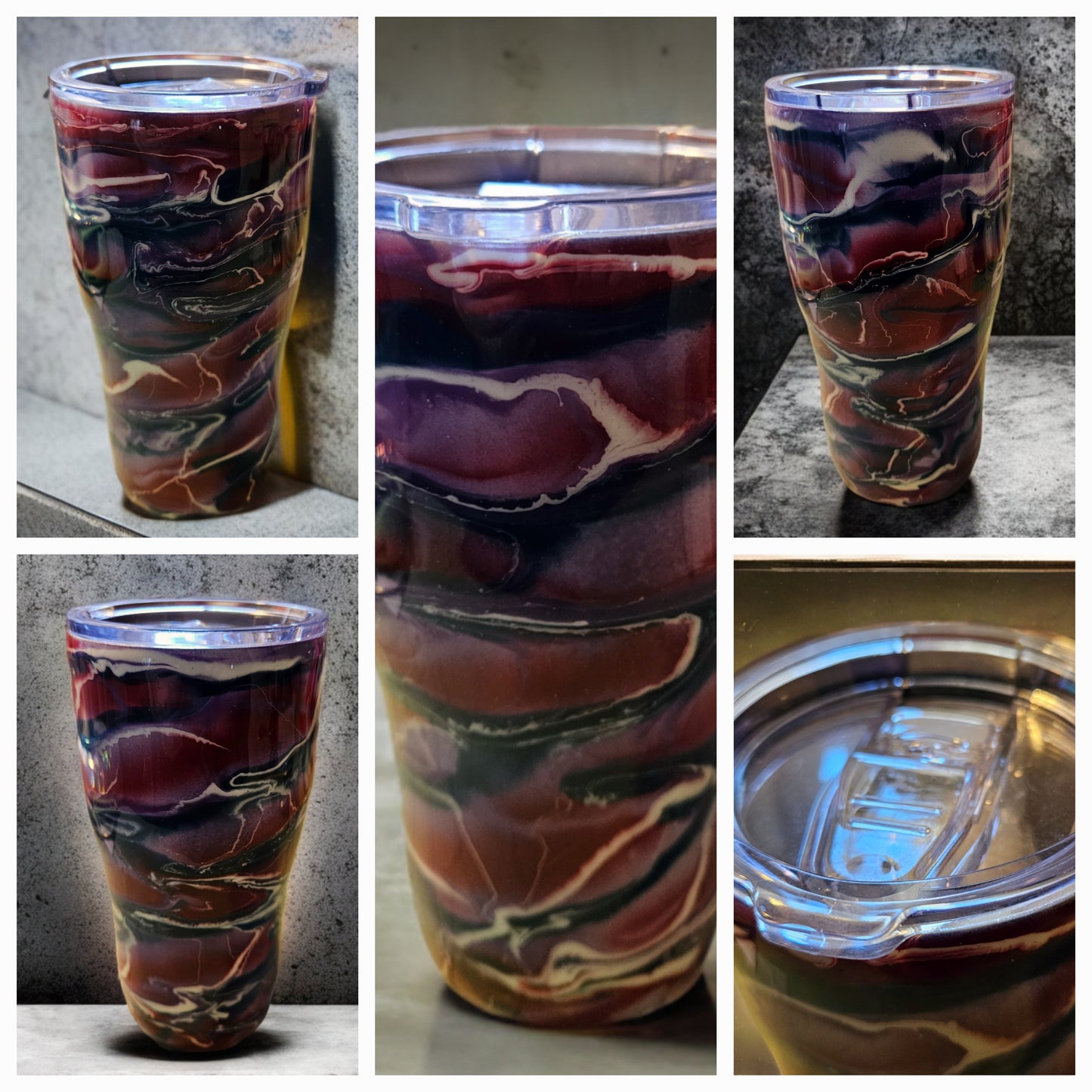 Red, White, and Blue swirl