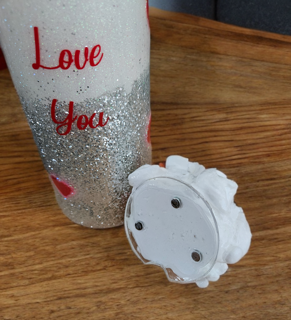 Heart Glitter Tumbler