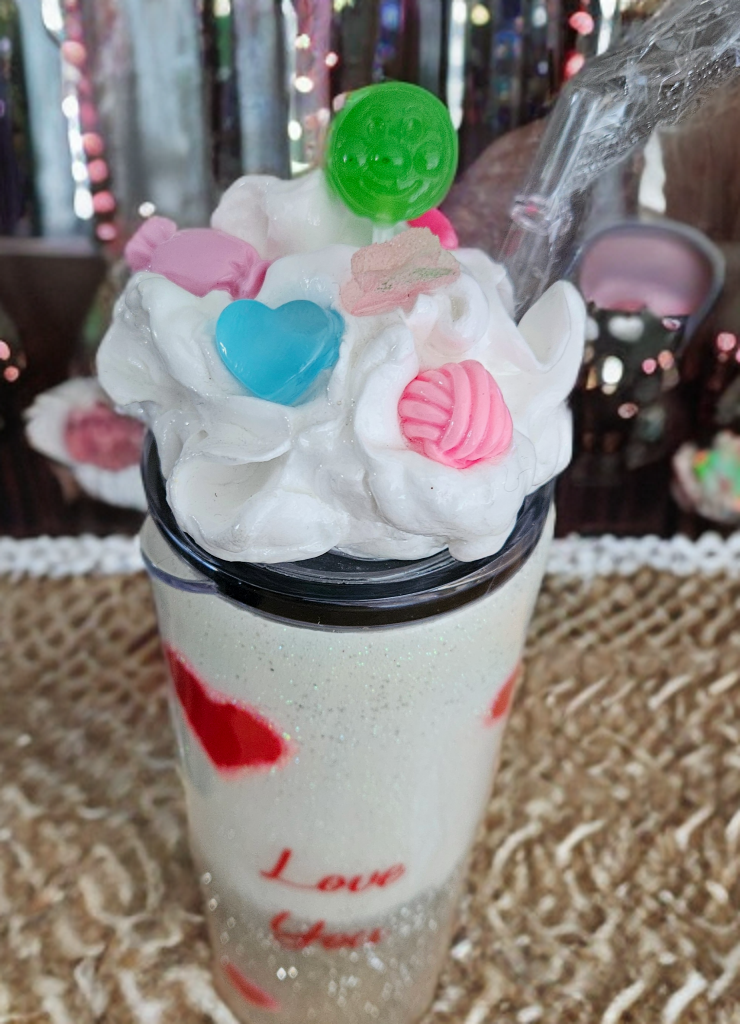 Heart Glitter Tumbler