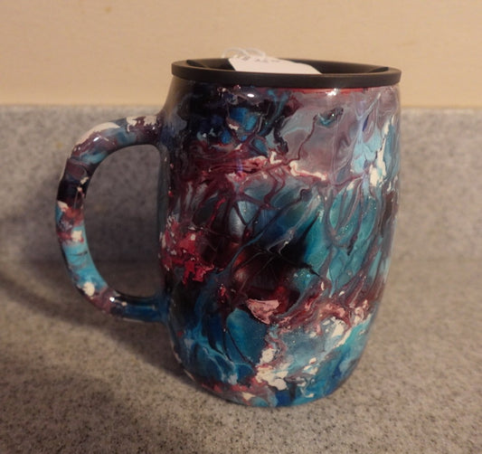 Multicolored coffee mug